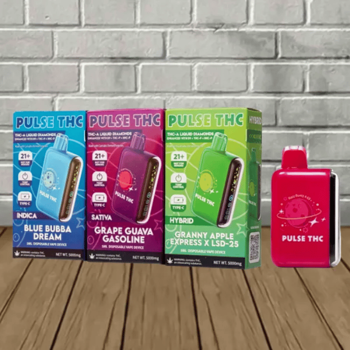 Pulse THC THC-A Liquid Diamond Blend Disposable Vape 5G